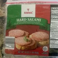 Mängden socker i Hard salami