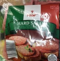 Mängden socker i Hard salami