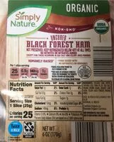 Mängden socker i Black Forest Ham