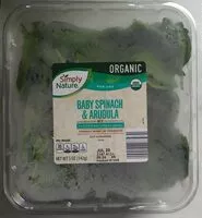 Mängden socker i Baby spinach and arugula