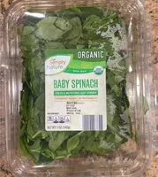 Mängden socker i Organic Baby Spinach