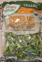 Mängden socker i Organic chopped kale