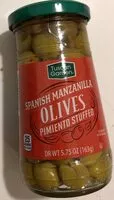Mängden socker i Pimento Stuffed Spanish Manzanilla Olives