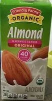 Mängden socker i Almond unsweetened original