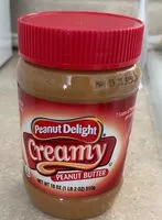 Mängden socker i Peanut delight creamy peanut butter