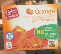 Mängden socker i Orange gelatin dessert