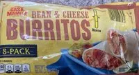 Mängden socker i Bean & Cheese Burritos