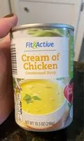 Mängden socker i Cream of chicken condensed soup