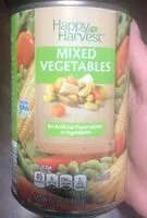 Mängden socker i Mixed vegetables