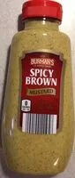Mängden socker i Spicy brown mustard