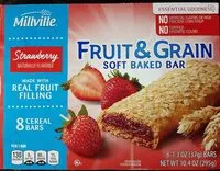 Mängden socker i Fruit and grain soft baked bar