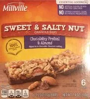 Mängden socker i Sweet and salty nut granola bars