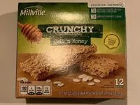 Mängden socker i Crunchy Granola Bars Oats and Honey