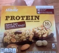 Mängden socker i Millville Protein Chewy Bars Peanut Dark Chocolate