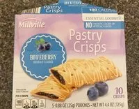 Mängden socker i Blueberry pastry crisps