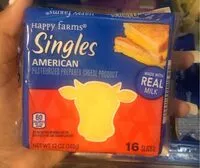 Mängden socker i Singles, American Cheese