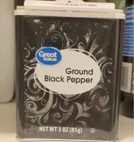 Mängden socker i Ground Black Pepper