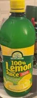 Mängden socker i 100% lemon juice