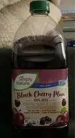 Mängden socker i Black Cherry Plum 100% Juice