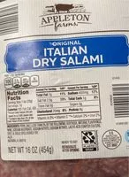 Mängden socker i Original Italian Dry Salami