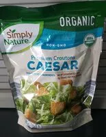 Mängden socker i Organic Caesar Croutons