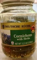 Mängden socker i Cornichons with Herbs