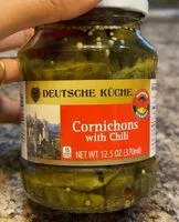 Mängden socker i Cornichons woth chili