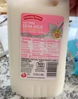 Mängden socker i fat free skim milk