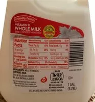 Mängden socker i Vitamin D Whole milk