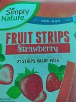 Mängden socker i Fruit strips