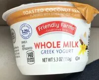 Mängden socker i toasted coconut vanilla greek yogurt