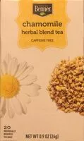 Mängden socker i Chamomile benner tea