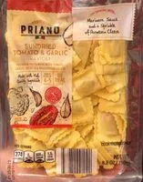 Mängden socker i Sun dried Tomato and Garlic Ravioli