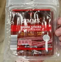 Mängden socker i Beef sausage snack sticks
