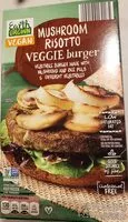 Mängden socker i Mushroom risotto veggie burger