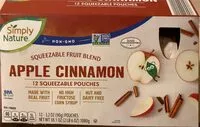 Mängden socker i Simply Nature Apple Cinnamon Squeezable