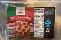 Mängden socker i Thick Sliced Pepperoni
