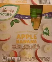 Mängden socker i Apple Banana Sauce