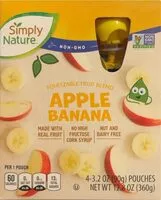 Mängden socker i squeezable fruit blend apple banana