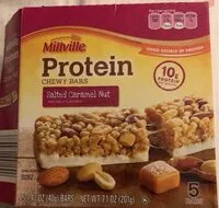 Mängden socker i Protein chewy bars salt caramel nuts