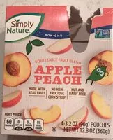 Mängden socker i Squeezable fruit blend Apple peach