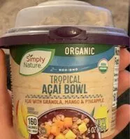 Mängden socker i Tropical Acai Bowl