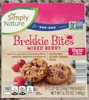 Mängden socker i Brekkie bites mixed berry