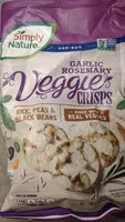 Mängden socker i Garlic Rosemary Veggie Crisps