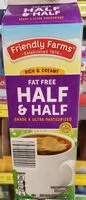 Mängden socker i Friendly farms Fat Free Half and Half