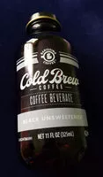 Mängden socker i Black Unsweetened Cold Brew Coffee Beverage