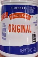 Mängden socker i Blueberry Yogurt - lowfat