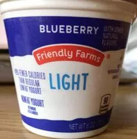 Mängden socker i Light Blueberry Yogurt