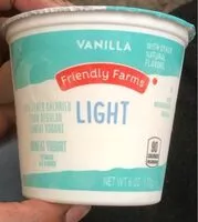 Mängden socker i Friendly Farms Light Vanilla Yogurt