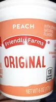 Mängden socker i Peach original lowfat yogurt